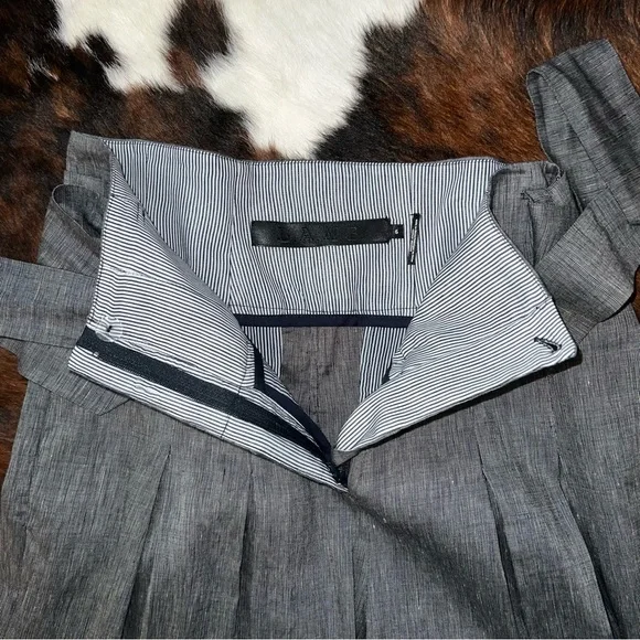 NWOT- L.A.M.B. Cross Dyed Linen Blend Pant-6 - Picture 6 of 14